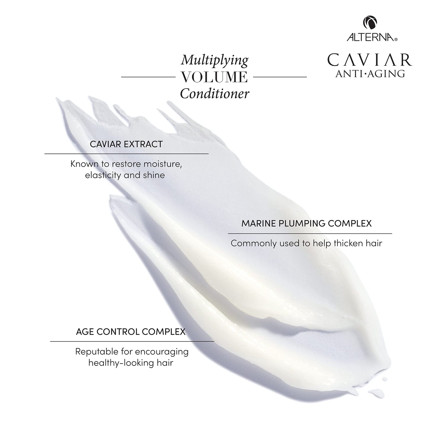 Alterna Haircare CAVIAR Anti-Aging Multiplying Volume Conditioner 8.5Fl Oz | For Fine, Limp or Thin Hair | Create Instant Volume and Thickness | Sulfate Free