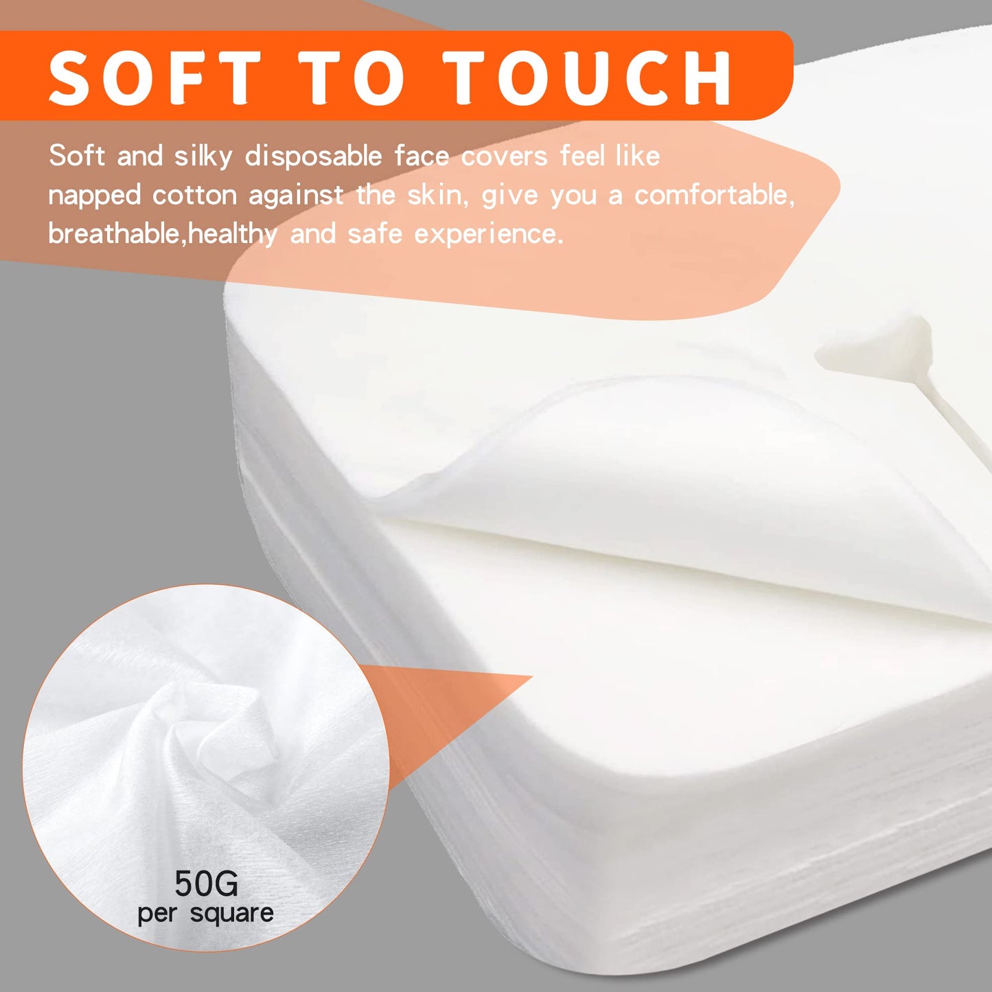 Sheikbeba 300 Count Disposable Face Cradle Covers, Massage Face Covers Medical-Grade Ultra Soft Large Headrest Covers for Massage Tables & Massage Chairs