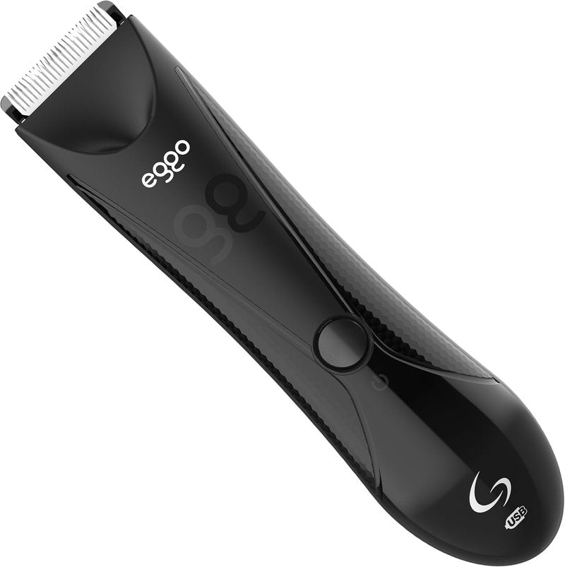 GA.MA Italy Body Trimmer for Men - Ceramic Blade, LED Light, USB Rechargeable | Cordless Groomer with Guide Combs