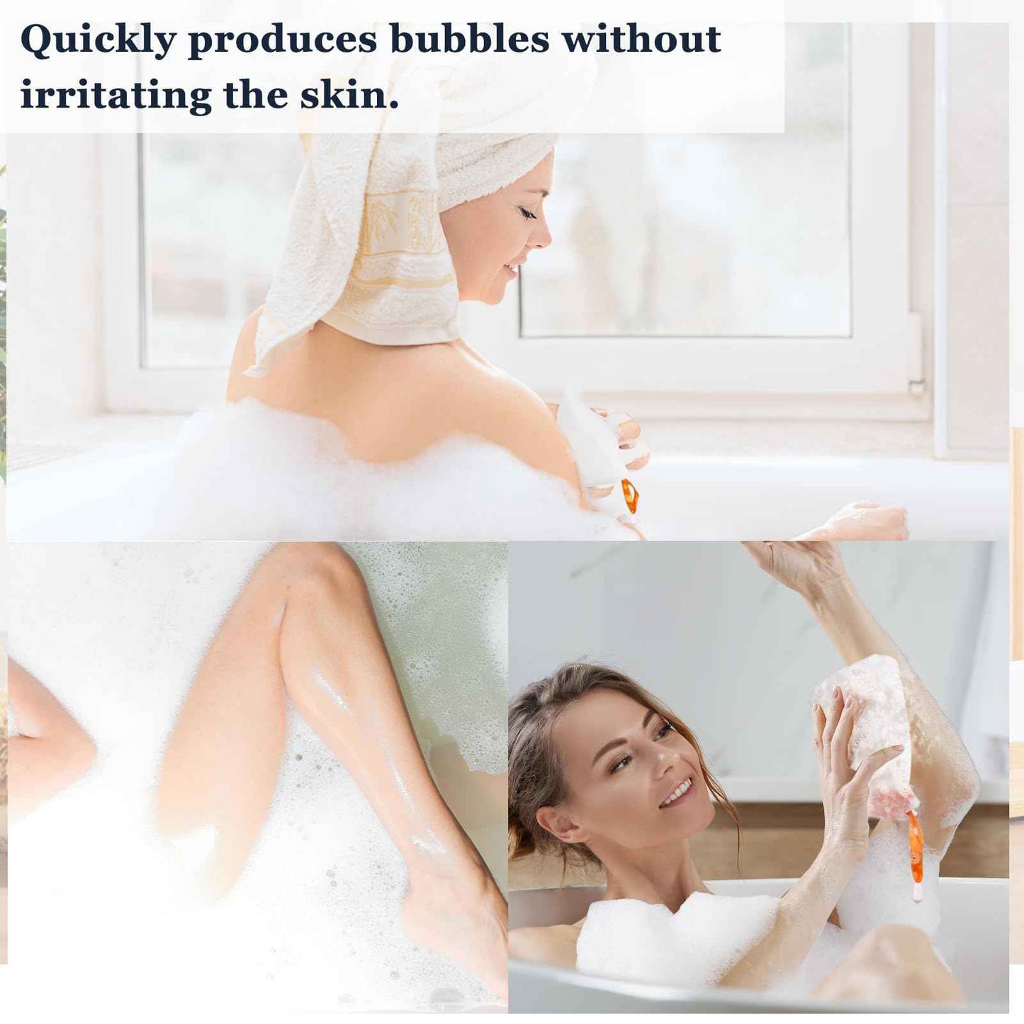 RMERVE 100 Pcs Soap Bag Soft for Shower, Exfoliating Soap Saver Pouch with Drawstring for Foaming and Drying soft for Shower Body Facial Cleaning Tool Easy to Bubble and Store Small Soap