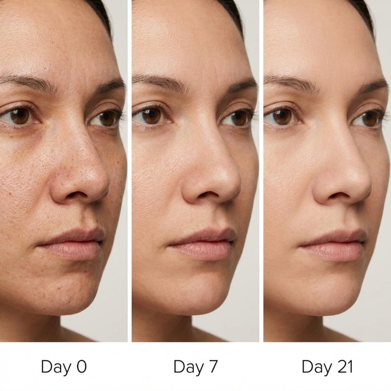 Glycolic Acid Pads with AHA BHA – Exfoliating for Face, 3% Glycolic & 0.5% Salicylic Acid, 7 cm Size, Supports Smooth Texture & Clear-Looking Pores, 70 Count