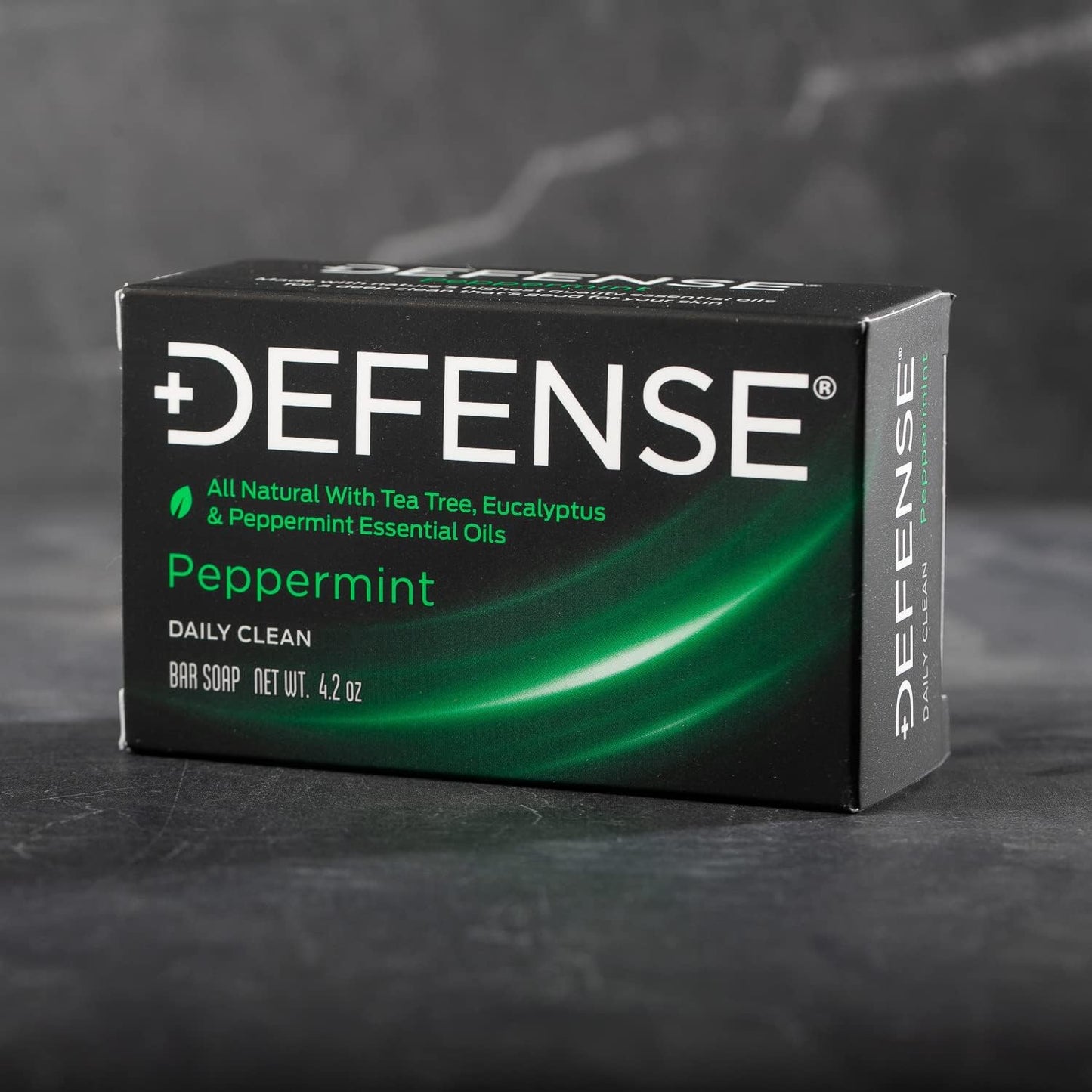 Defense Soap 5pk All Natural Peppermint Bar Soap for Men | Made by Wrestlers with Tea Tree Oil & Eucalyptus Oil to Promote Healthy Skin