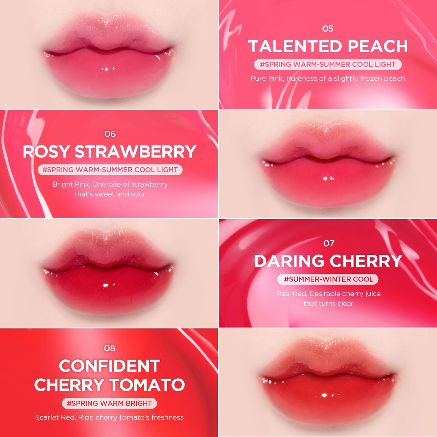 lilybyred Bloody Liar Coating Tint | Korean Glossy Lip Stain, Vivid & Juicy Color, Syrupy Shine, Moisturizing, Long-Lasting & Smudge-Proof, Non-Sticky, Lightweight, 0.14 oz. (19 Calm Cherry)