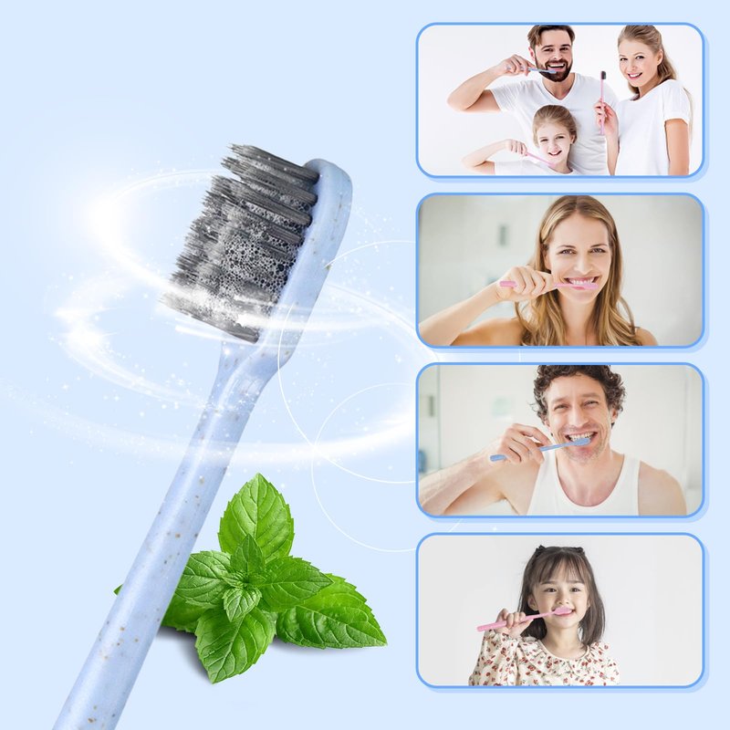 SLequipo 200Pcs Prepasted Disposable Toothbrushes Bulk Individually Wrapped Pre Pasted Soft Bristle Tooth Brush Set Travel Colorful Toothbrushes for Homeless Gift Hotel Camping Travel
