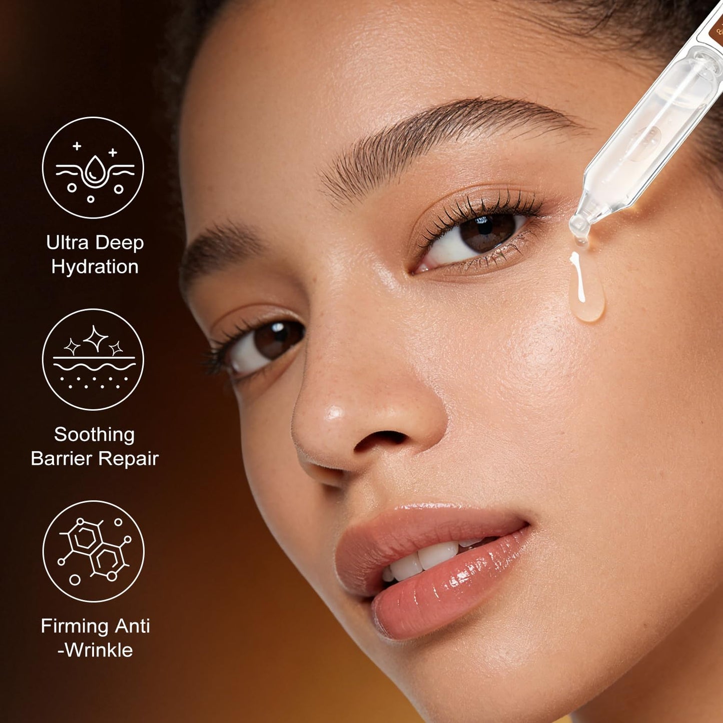 WXMX Ultra Hyaluronic Acid Serum for face with 8 Types of HA - 80,000 ppm HA Complex, Matrixyl 3000, Collagen Tri- Complex & Peptides, Multi-Layer Hydration Anti-Aging Face Serum