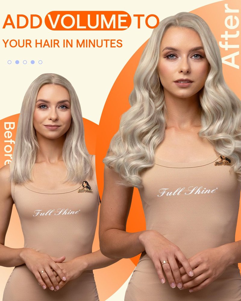 Full Shine Brown Wire Human Hair Extensions, Darkest Brown Hair Extension Clip In With Transparent Fish Line Straight Layered Hairpiece 14 Inch 80g