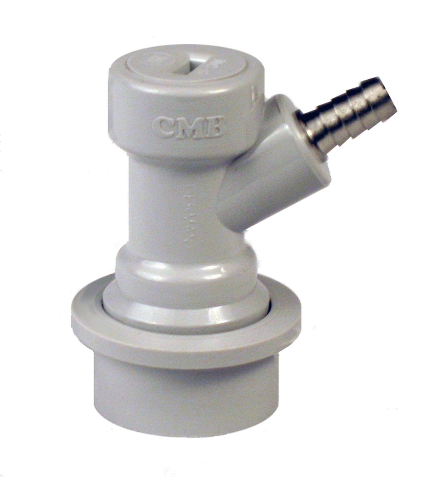 Beverage Factory BLGI-B Ball Lock 1/4" Barb Becker Home Brew Keg Tap, Gas in