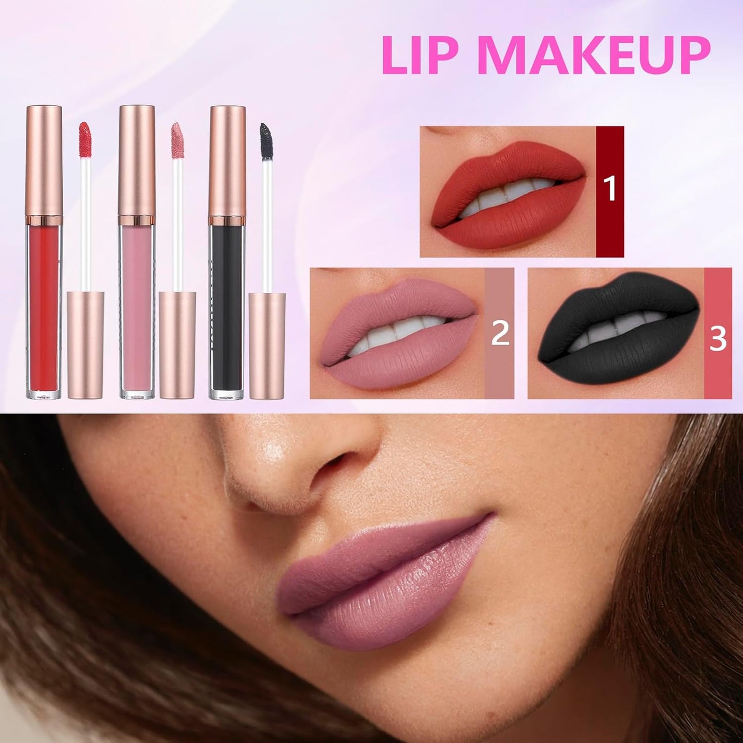 Makeup Kit for Teens - Complete Set with Eyeshadow Palette, Lip Gloss, Mascara & Brushes | Perfect Gift for Women