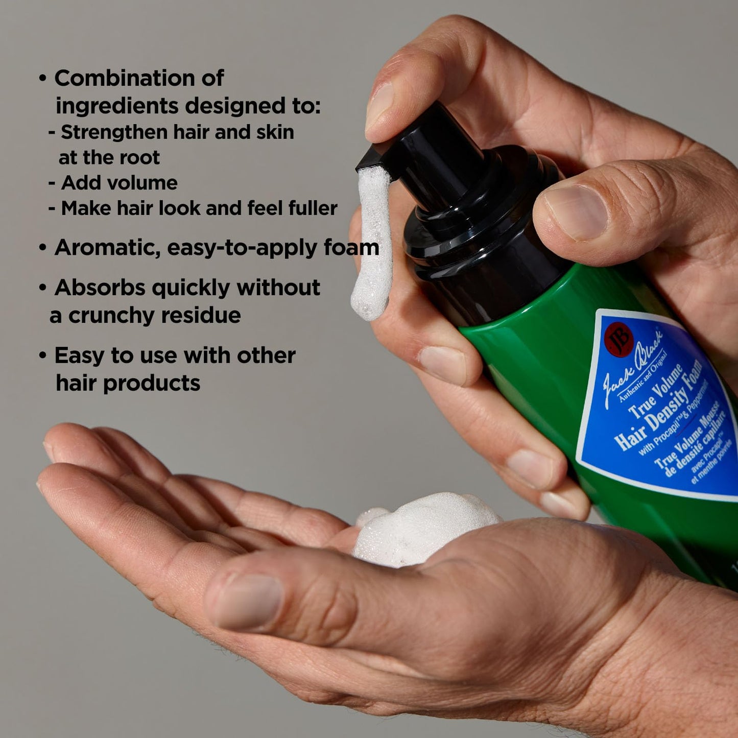 Jack Black True Volume Hair Density Foam