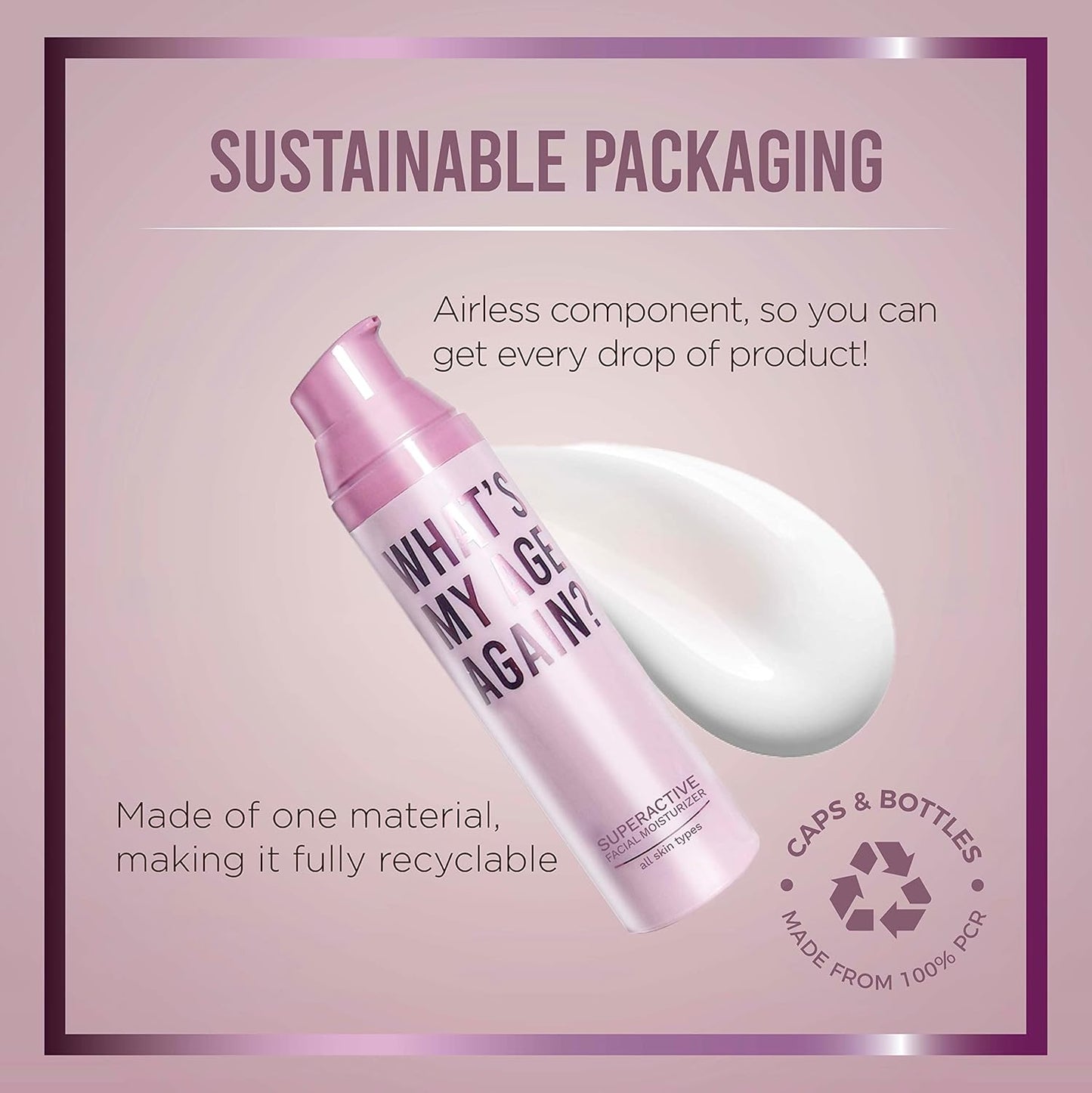 SuperActive Facial Moisturizer - Daily Hydrating Face Cream with Hyaluronic Acid & Niacinamide | Vegan, Cruelty-Free | 60 ml / 2.02 fl. oz.