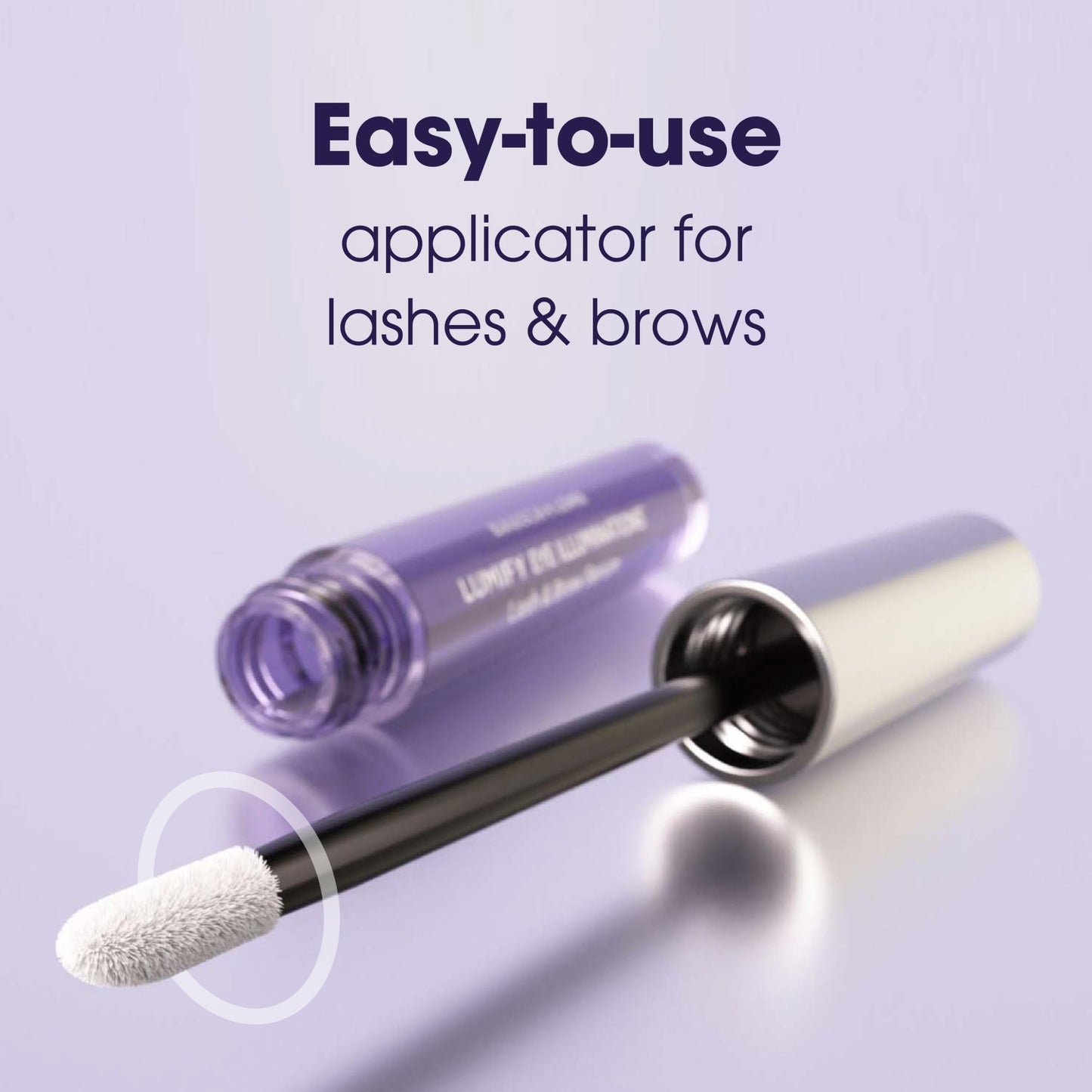 LUMIFY Eye Illuminations Lash & Brow Serum, Promotes Thicker, Fuller-Looking Lashes & Brows with Biotin, Peptides & Hyaluronic Acid to Nourish, Soften & Condition, 0.12 Fl Oz (3.8 mL)