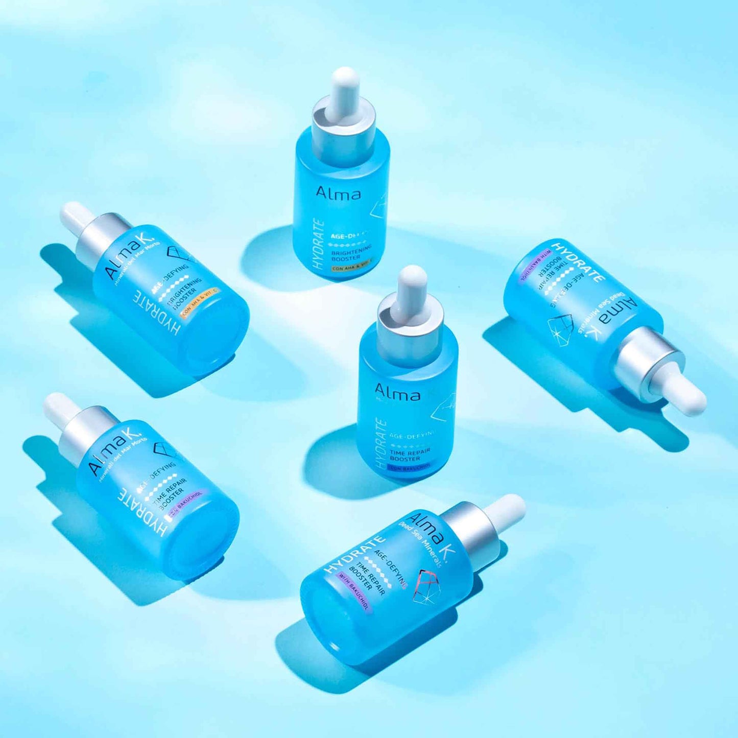 Alma K Brightening Booster - Vitamin C Face Serum with AHA, Hydrating and Brightening Serum for Women, Anti Aging, Improve Appearance of Fine Lines & Wrinkles - 1 oz