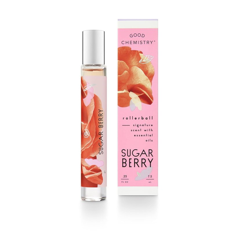 Good Chemistry Sugar Berry Rollerball Perfume - Fruity Scent for On-the-Go Fragrance