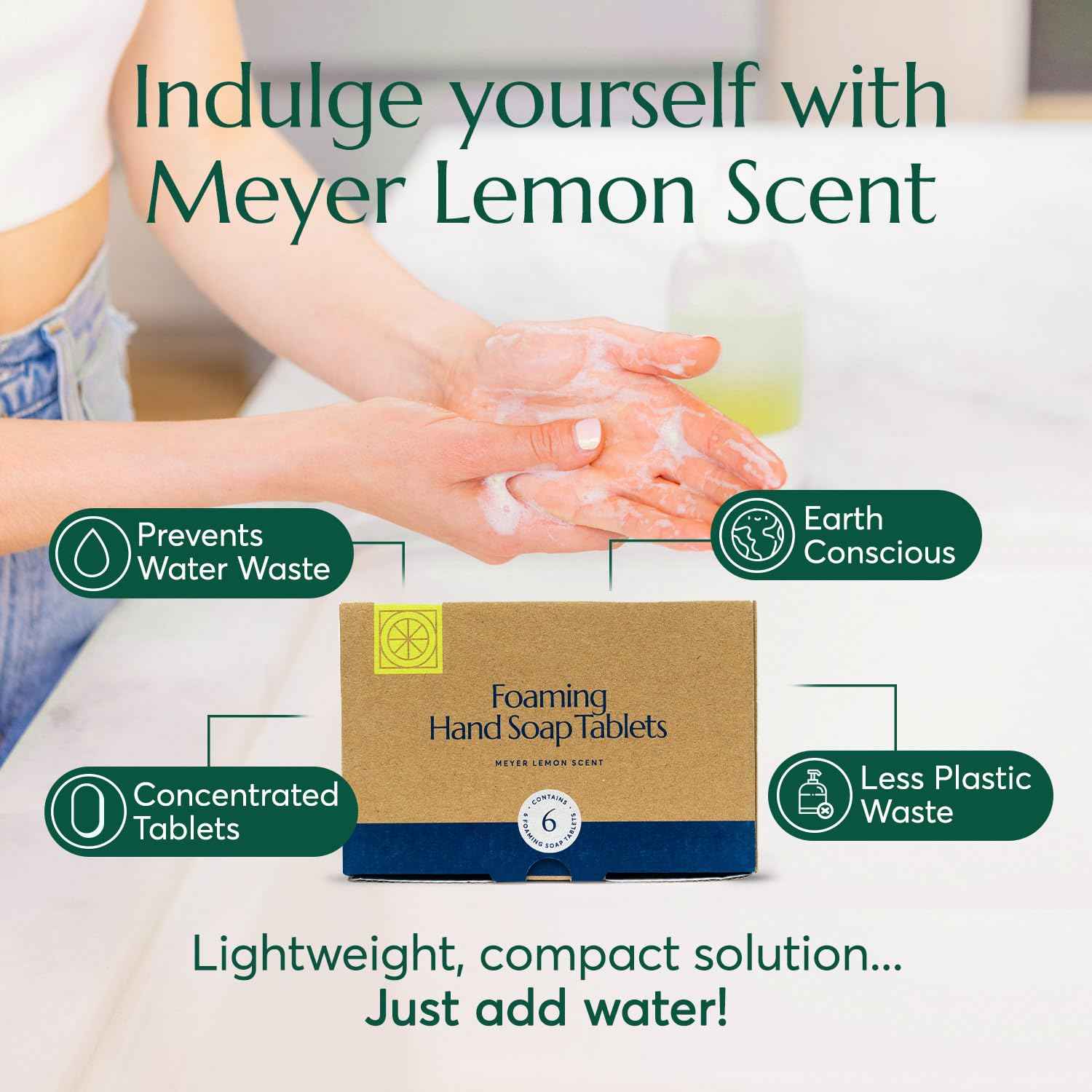 CLEANOMIC Foaming Hand Soap Tablets and Tablet Tin Bundle