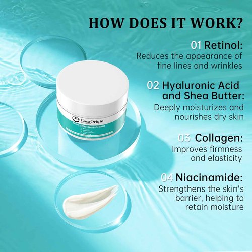 CASAORIGIN Neck Firming Cream, 1.75 oz Neck and Décolleté Cream, Anti Aging Neck Cream for Wrinkles, Skin Tightening and Lifting