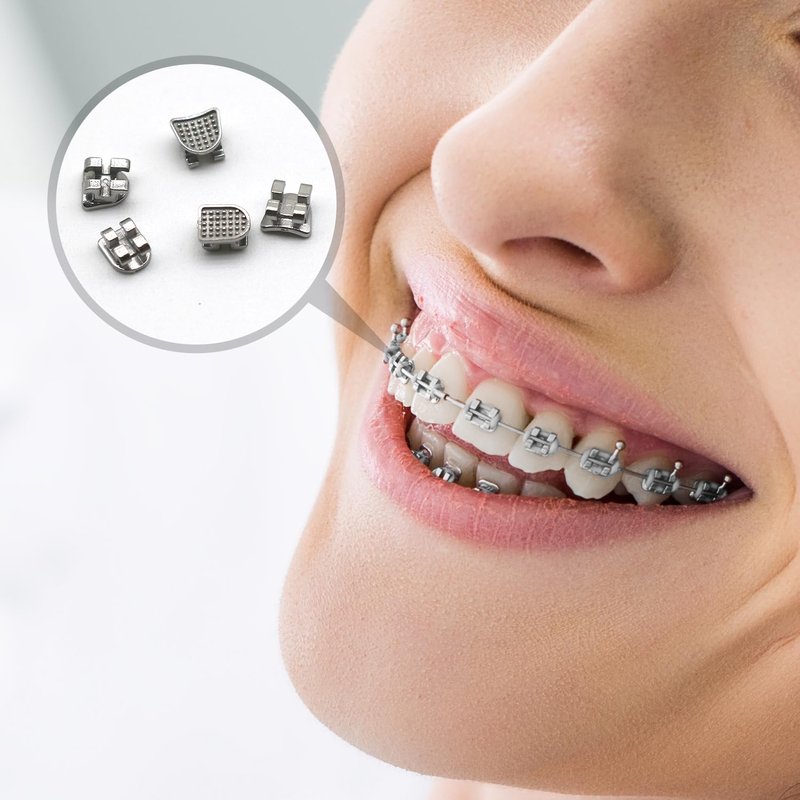 SEAVERRS 200pcs/Pack Mini dental brackets mini roth brackets roth 022 slot bondable,10 pieces per pack 20 pieces per pack. (10 pcs)