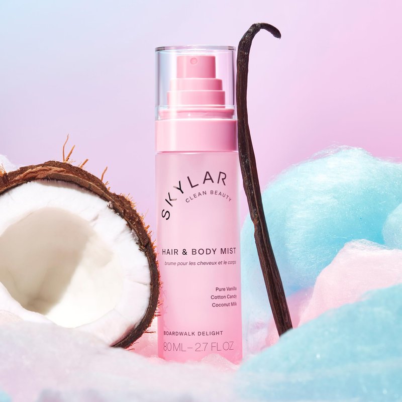 Skylar Vanilla Sky Hair & Body Mist | Hypoallergenic & Clean Fragrance | Vegan, Cruelty Free, and Safe For Sensitive Skin | 80 ML, 2.7 Fl Oz