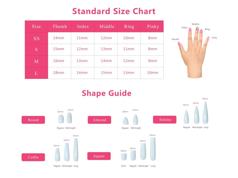LOVFUL Press on Nails Pink Lady Handmade | Handmade with Full Covered Crystals | Reusable Fake Nails | Square Regular 1.0 in | H281-M