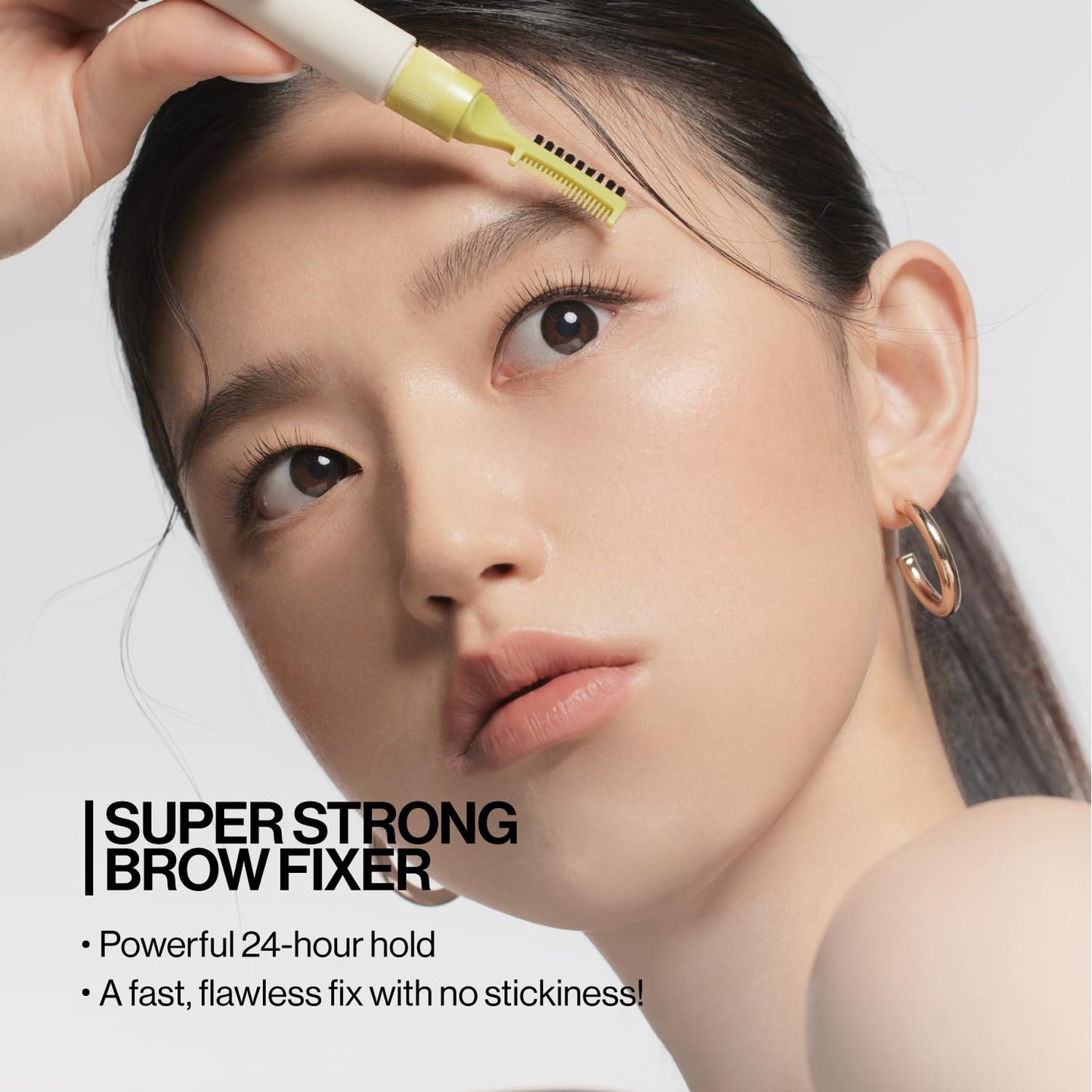 Unleashia Shaper Defining Eyebrow Fixer & Pencil No1. Oatmeal Brown - Super Slim 1mm Eyebrow Pencil