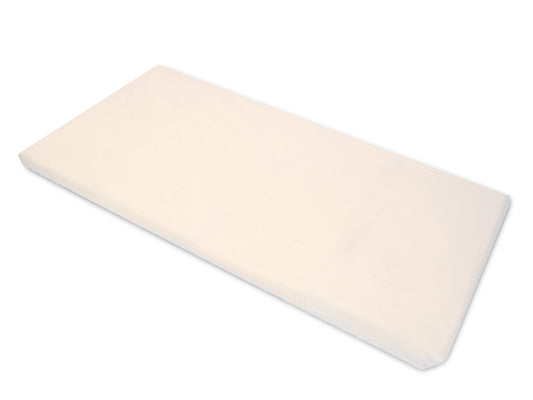 American Baby Company 100% Cotton Percale Fitted Nap Mat Sheet with Elastic Corners 24" x 48" x 4" - Soft & Breathable Rest Mat Sheet or Nap Mat Cover for Daycare, Kindergarten & Preschool, Cream