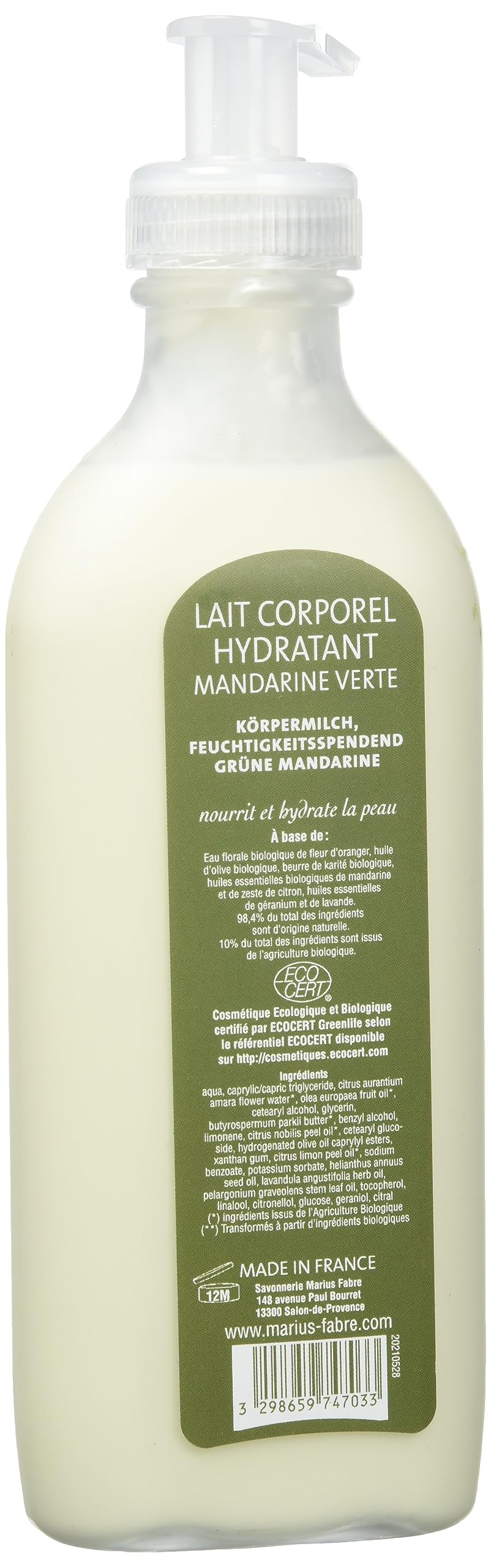 Marius Fabre Olivia Organic Body Lotion