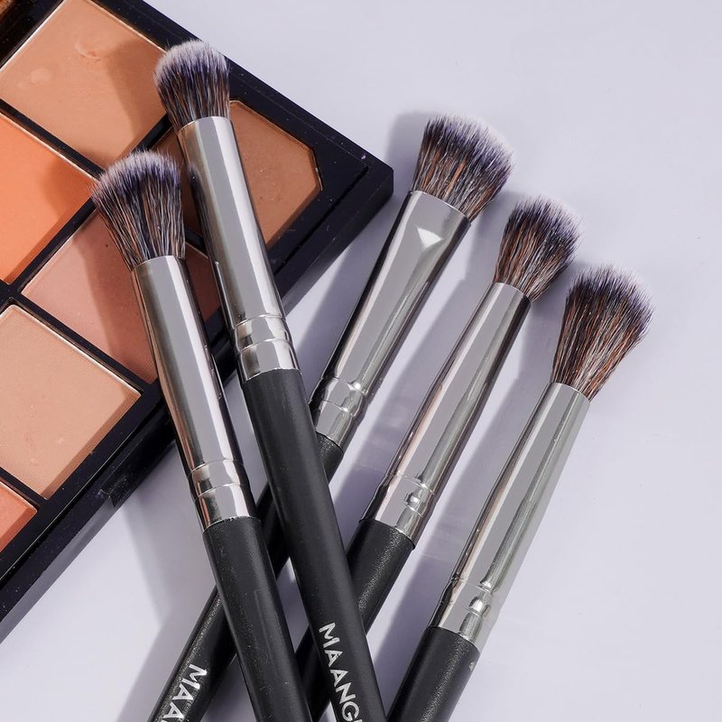 MAANGE Makeup Brushes 54 Pcs Makeup Tool Set, Multi-functional Makeup Kit Premium Synthetic Brush Make up Brushes Set for Women Girl (Black, 54 Pcs)