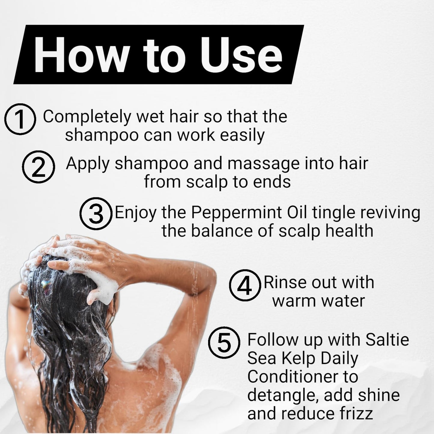 Saltie Hydrating Shampoo - Deep Moisture - Repairs and Bonds Dry Damage - Adds Shine - Reduces Frizz -No Sulfates, Parabens, Gluten, and Phthalates - No Artificial Color
