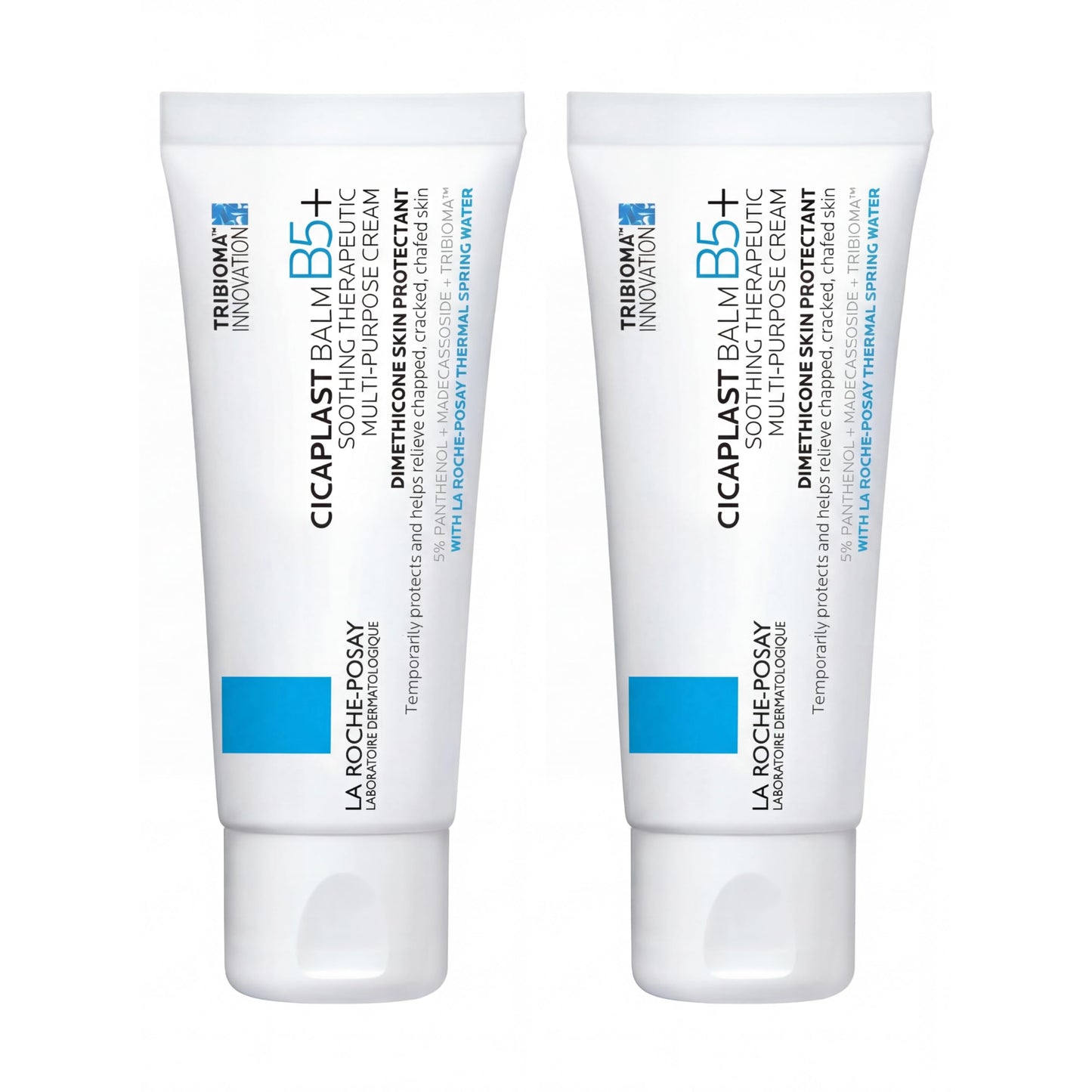 La Roche-Posay Cicaplast Balm B5,Healing Ointment and Soothing Therapeutic Multi Purpose Cream for Dry & Irritated Skin,Body and Hand Balm,Baby Safe,Fragrance Free,(Pack of 2)