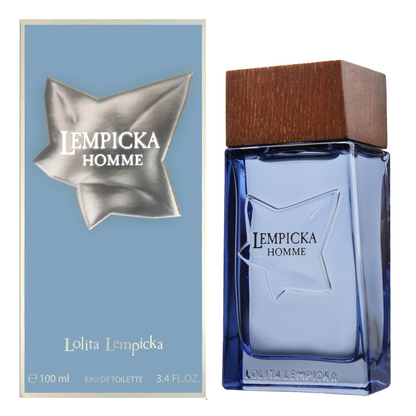 Lolita Lempicka Homme Eau De Toilette Spray for Men - Fresh Masculine Scent w/Woody Notes of Cedar, Rum, Vanilla, & Musk - Ideal for Daily Wear and Special Events - 3.4 Oz