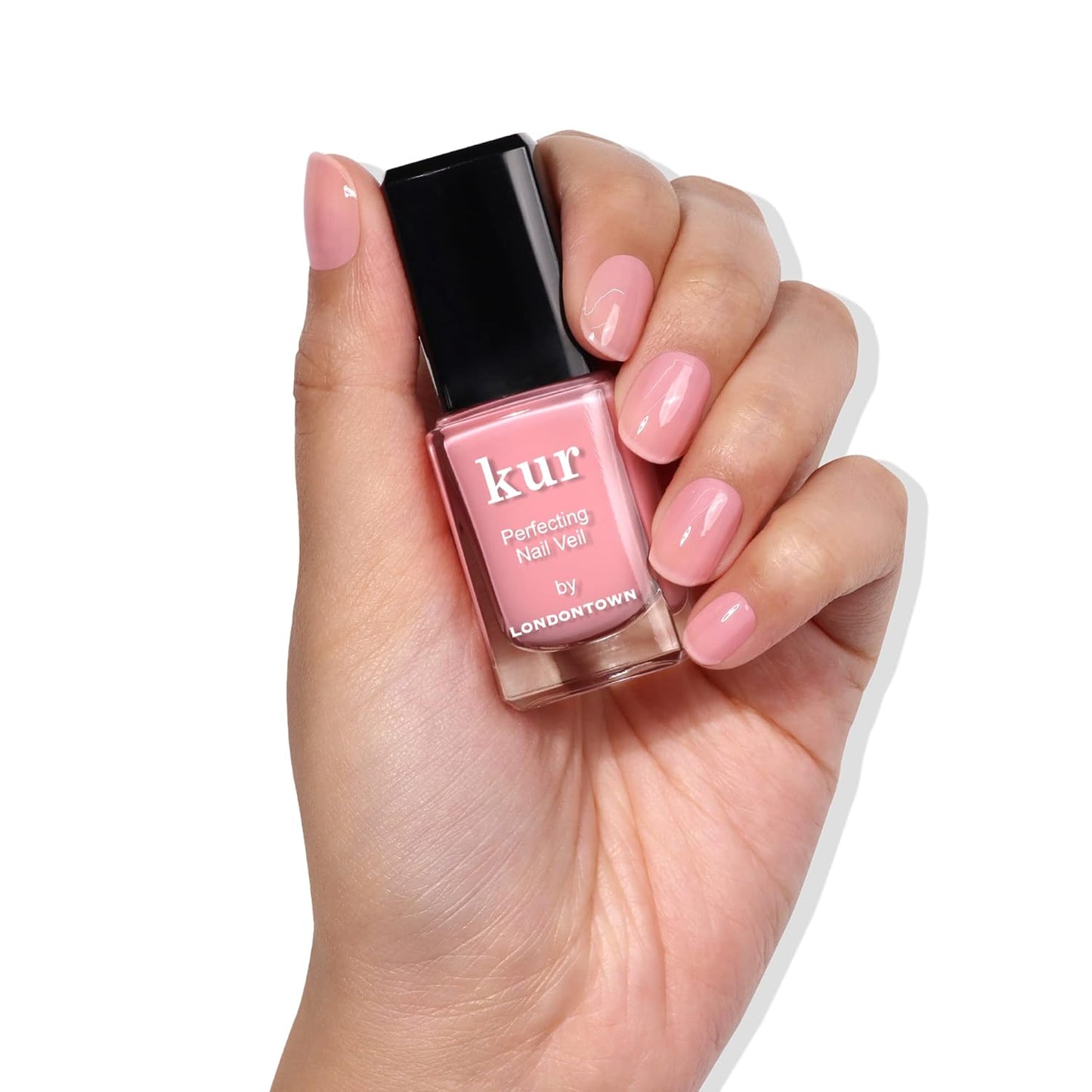 Nail Veil Enhancing Nail Care | Vegan Nail Protectant & Strengthener - Natural Tint, Chip-Resistant