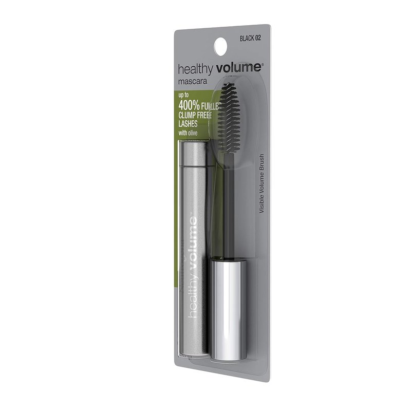 Neutrogena Healthy Volume Lash-Plumping Mascara - Volumizing & Conditioning Formula with Olive Oil | Black 02, 0.21 oz
