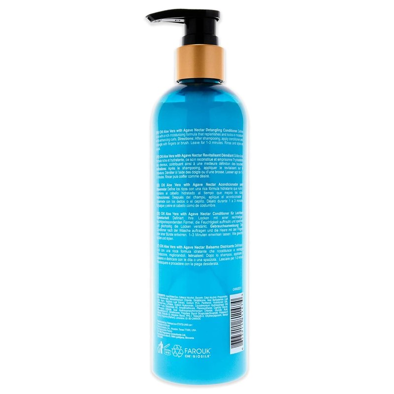 CHI Aloe Vera Detangling Conditioner - Nourishing Formula for All Hair Types | 11.5 oz (Pack of 2)
