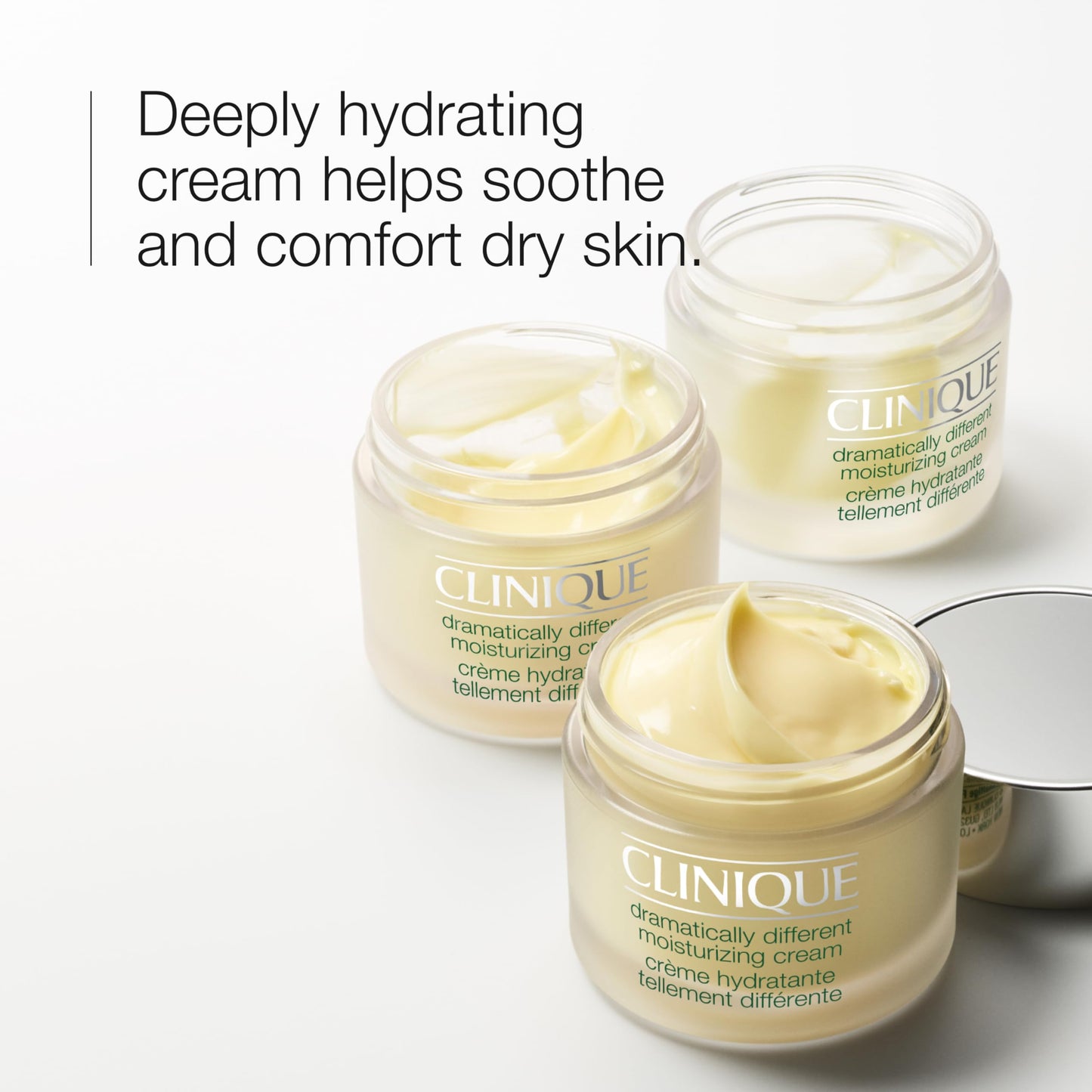 Clinique 3-Step Dramatically Different Moisturizing Hydrating Face Cream | Face Moisturizer For Dry Skin Types, 1.7 Fl Oz (Pack of 2)