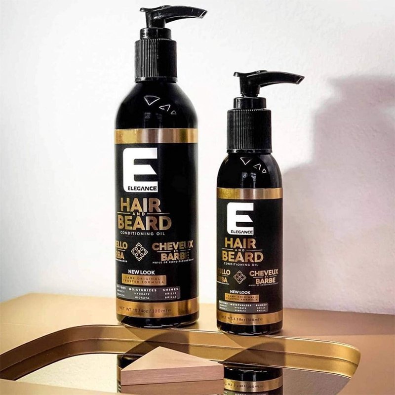 Hair & Beard Conditioning Oil - Lightweight Moisturizer for Men | 3.38 Oz with Great Scent