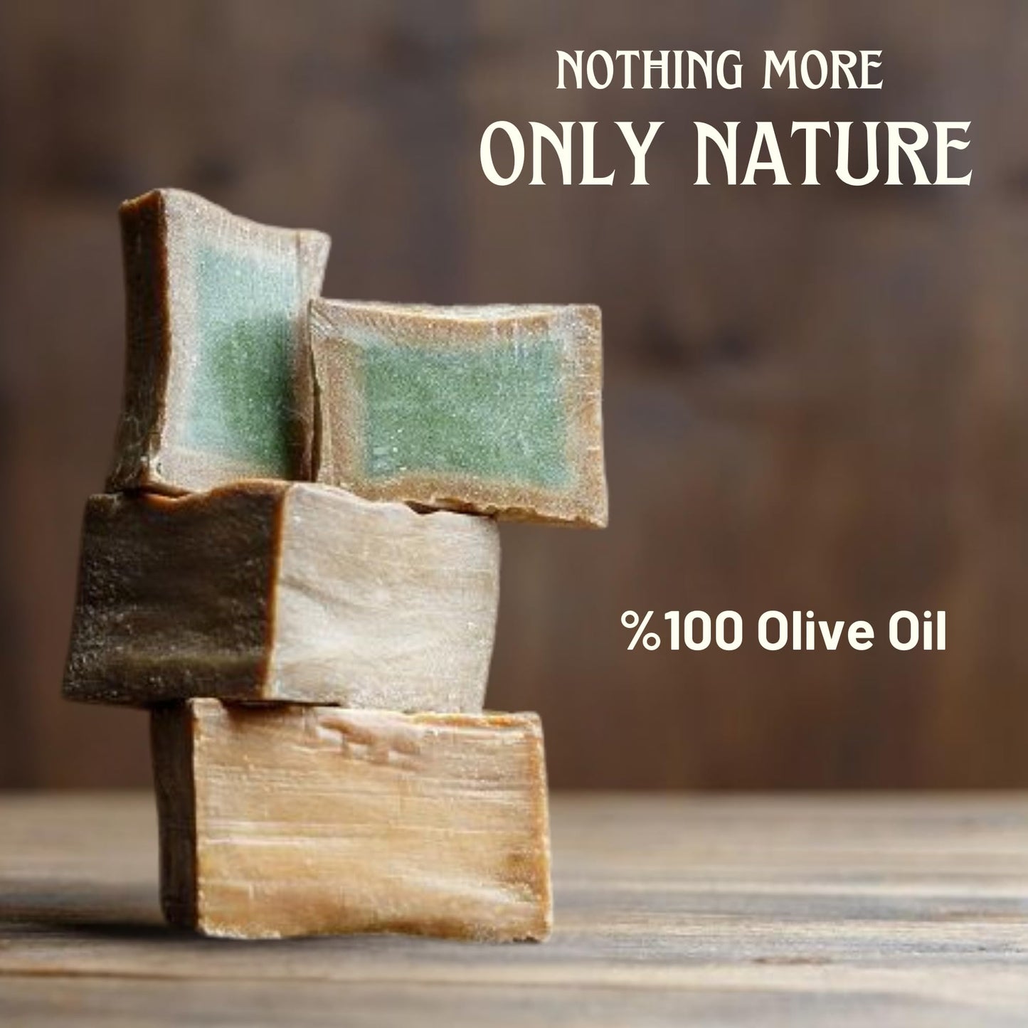 Aleppo Soap Bar,%100 Virgin Olive Oil, Natural Handmade, Crafted using the Original Ancient Recipe, Gentle for Face, Body, Hair (7oz Each (Pack of 4))