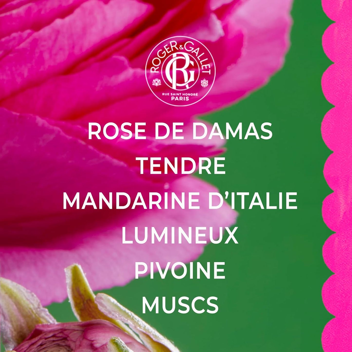 Roger & Gallet Wellbeing Fragrant Water Spray - Refreshing Eau Fraîche Body Mist with Natural Ingredients | Rose, 3.3 Oz.