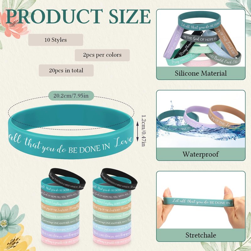 Yeyeplum 60 Pcs Church Gifts for Women Bulk Religious Makeup Bags Inspirational Scripture Keychains Bible Verse Bracelets Christian Favors Gifts Mother's Day