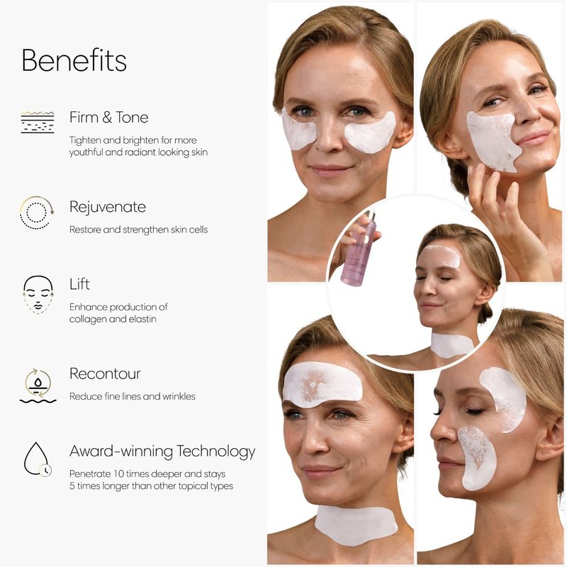 Collagen Melting Mask Refill Pack - 8 Pouches for Anti-Aging Korean Skin Care | Perfect for Cheeks