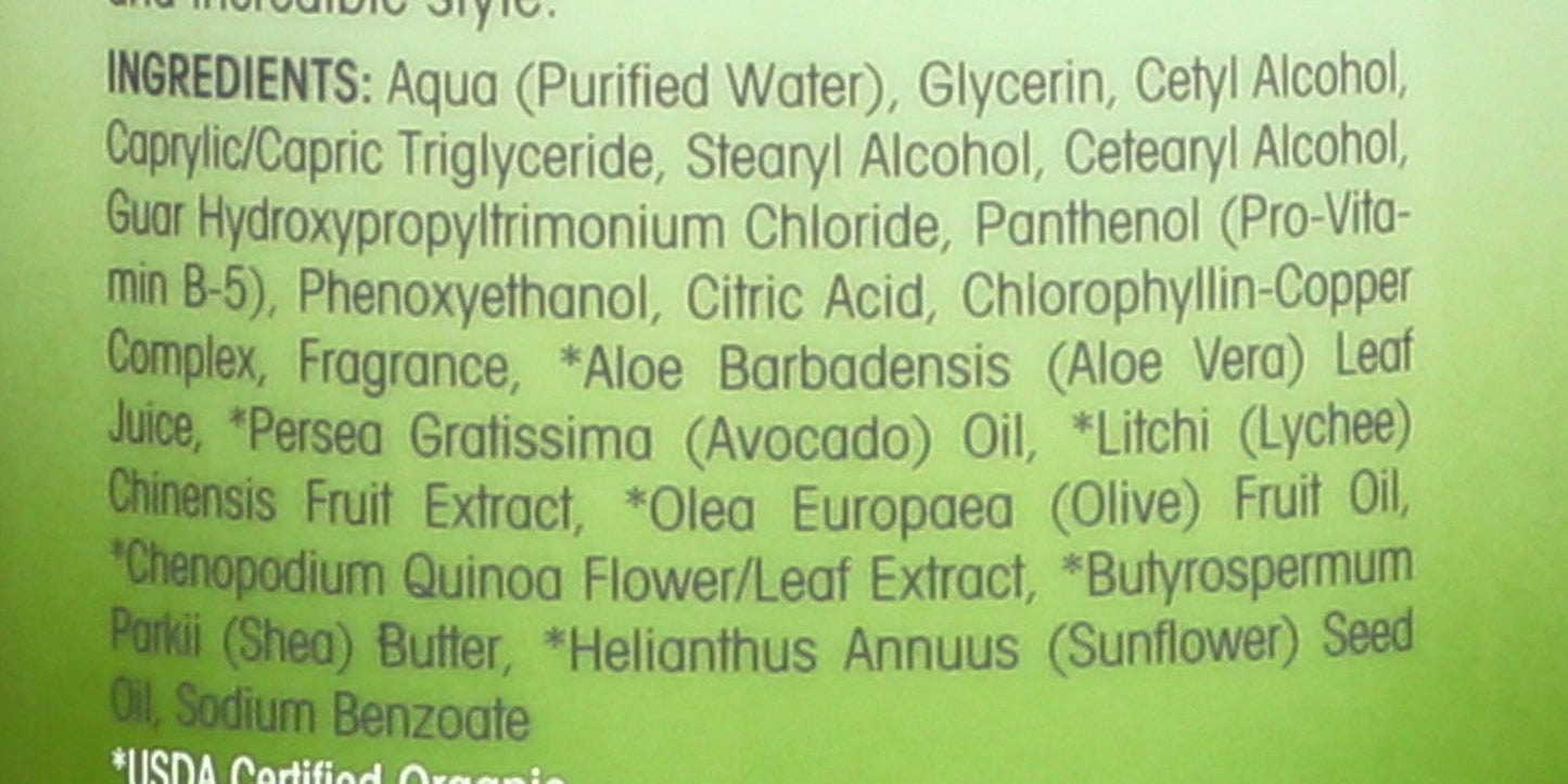 GIOVANNI 2chic Ultra-Moist Conditioner - Avocado & Olive Oil, Creamy Hydration Formula, Enriched with Aloe Vera, Shea Butter, Botanical Extracts, No Parabens, Color Safe - 24 oz