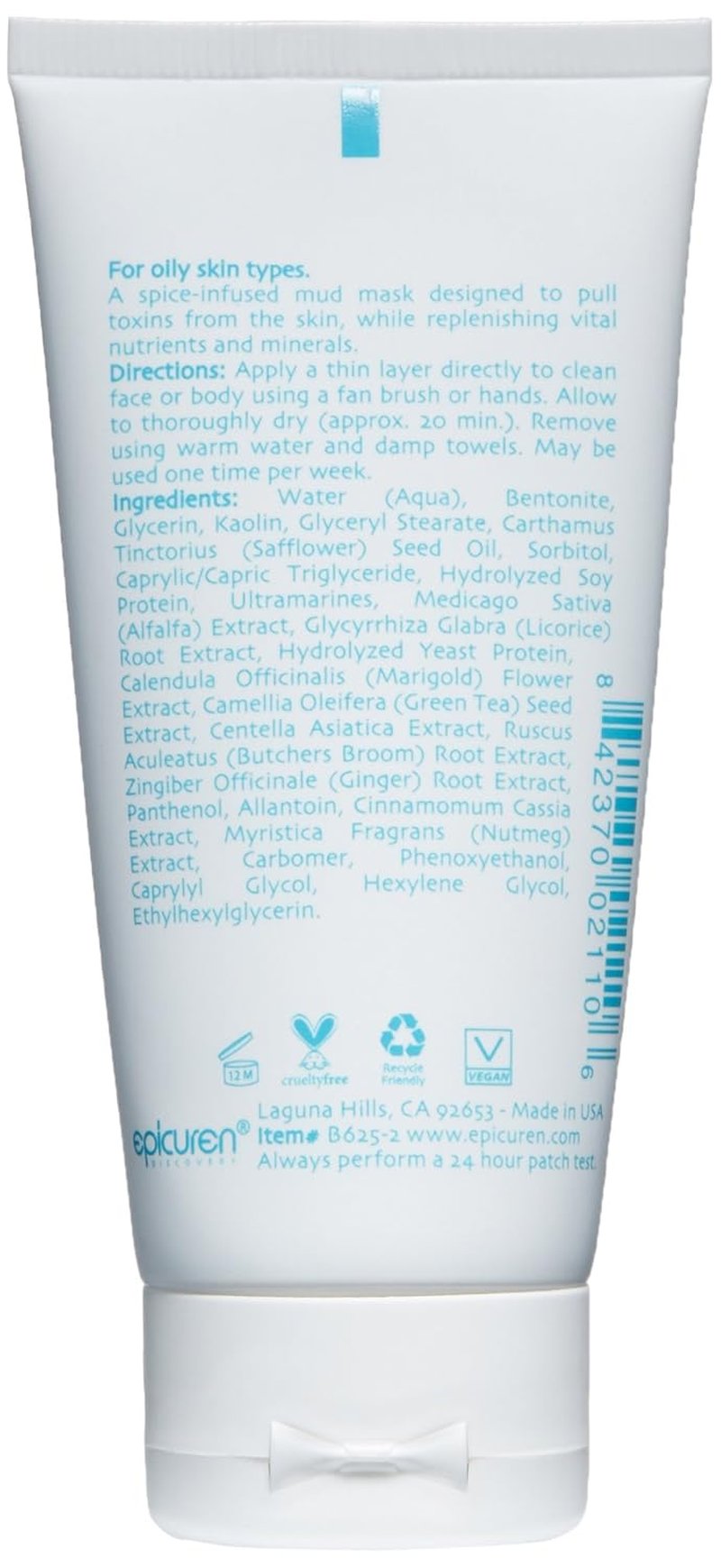 Chai Soy Mud Mask - Epicuren Discovery | Nourishing Spa Treatment, 2.5 oz.
