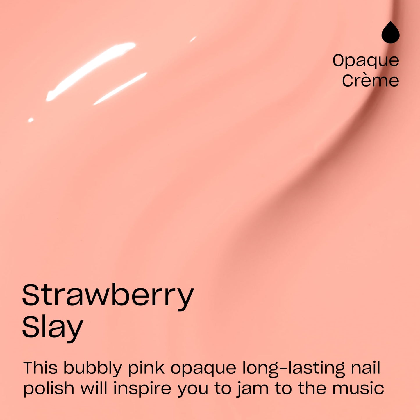 OPI Infinite Shine Strawberry Slay | Opaque Soft Pink Long Wear Gel Like Crème Nail Polish | Make 'Em Jelly! Collection | Summer 2025