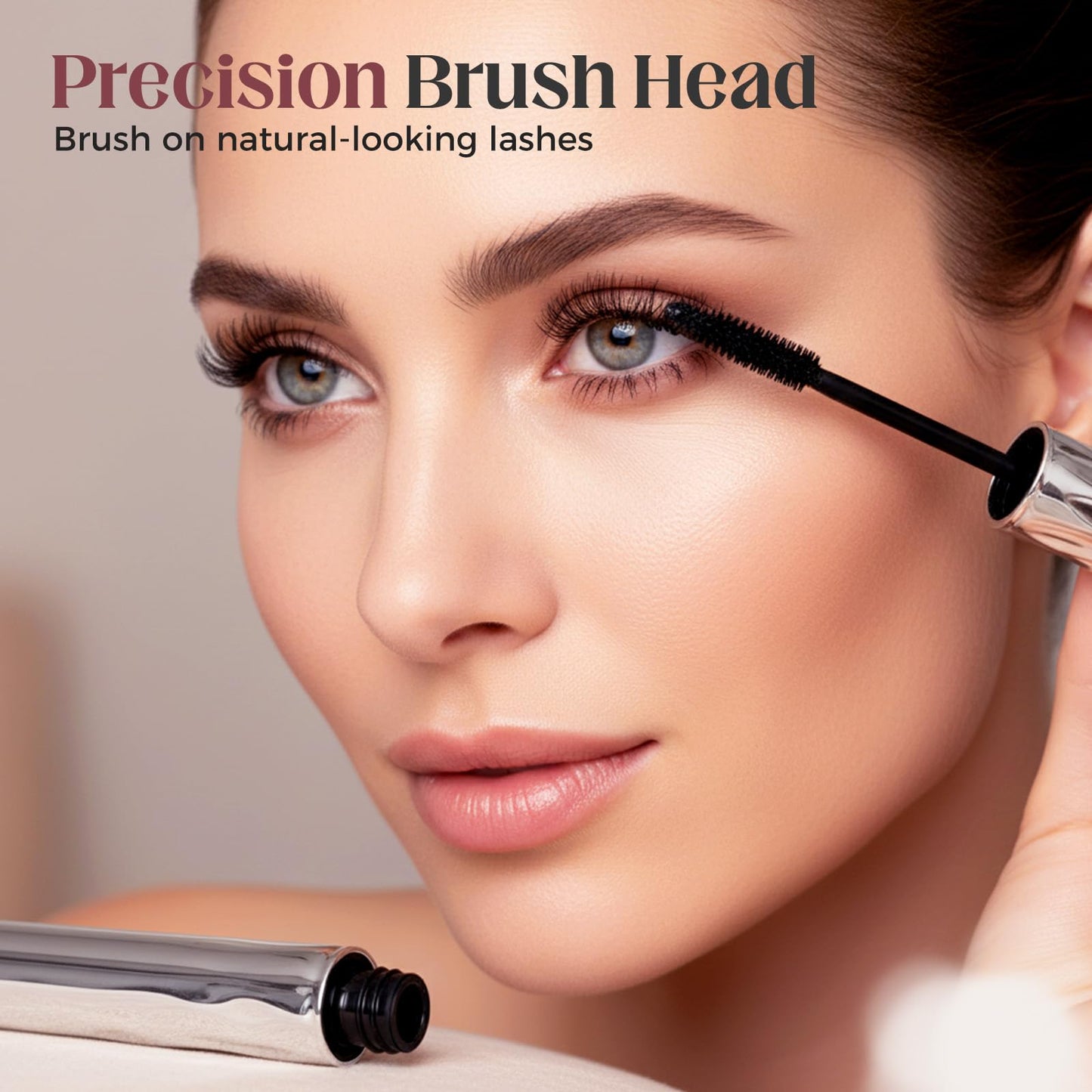 Steel Tube Eyelash Primer, 2026 New Curling Steel Pipe Metal Wand Mascara Black for Volume and Length, Mascara for Older Women 60 Plus, Non Clumping Long Wear Non-Smudged