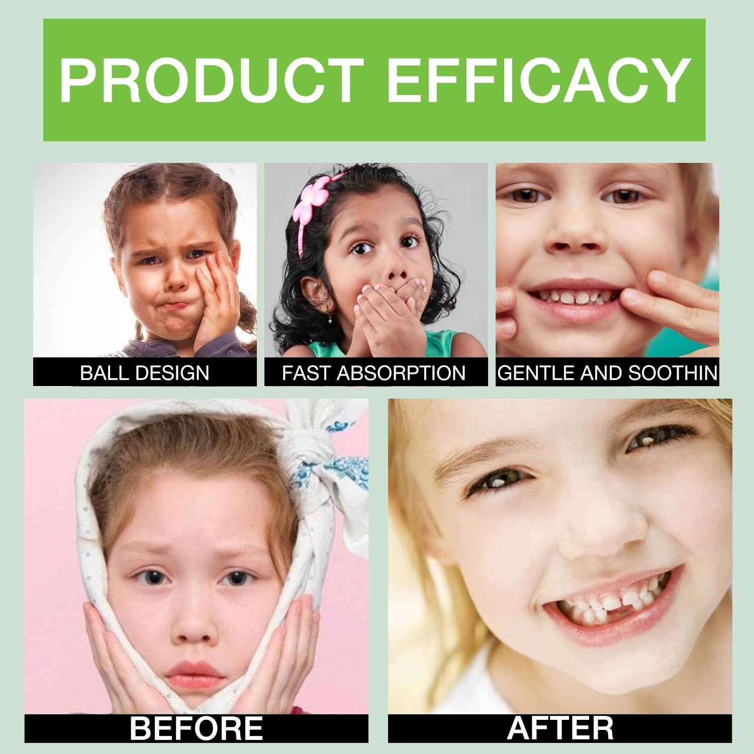 3Pcs Mamas Teether: Baby Teething Oil Roller,Natural Gentle Teething Relief Roller,Teething Roller,Teething Roller All Natural for Baby