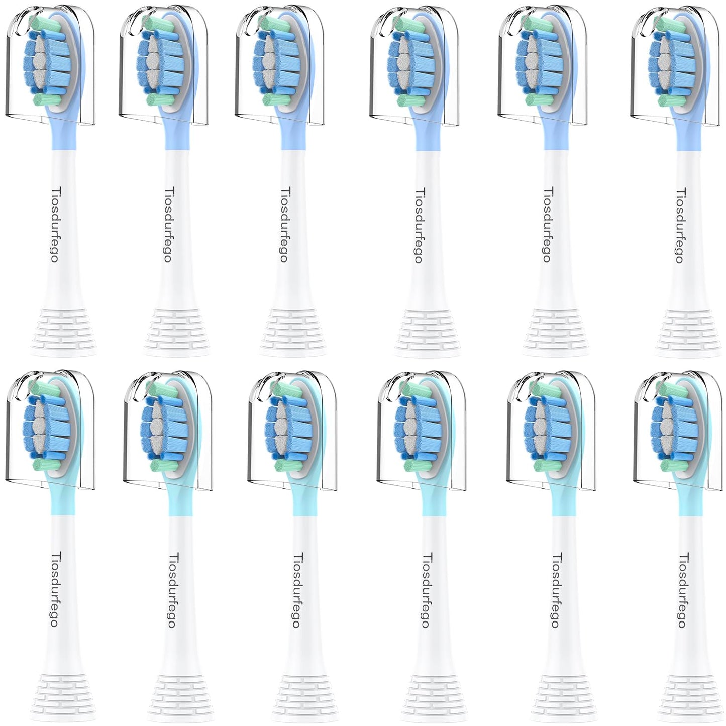 Replacement Toothbrush Heads for Philips Sonicare Replacement Heads C3,A3,4100,Electric Replacement Brush Heads for Phillips Sonicare Toothbrush C3,4100,A3,W,for Philips Sonic Care Brush,12 Pack