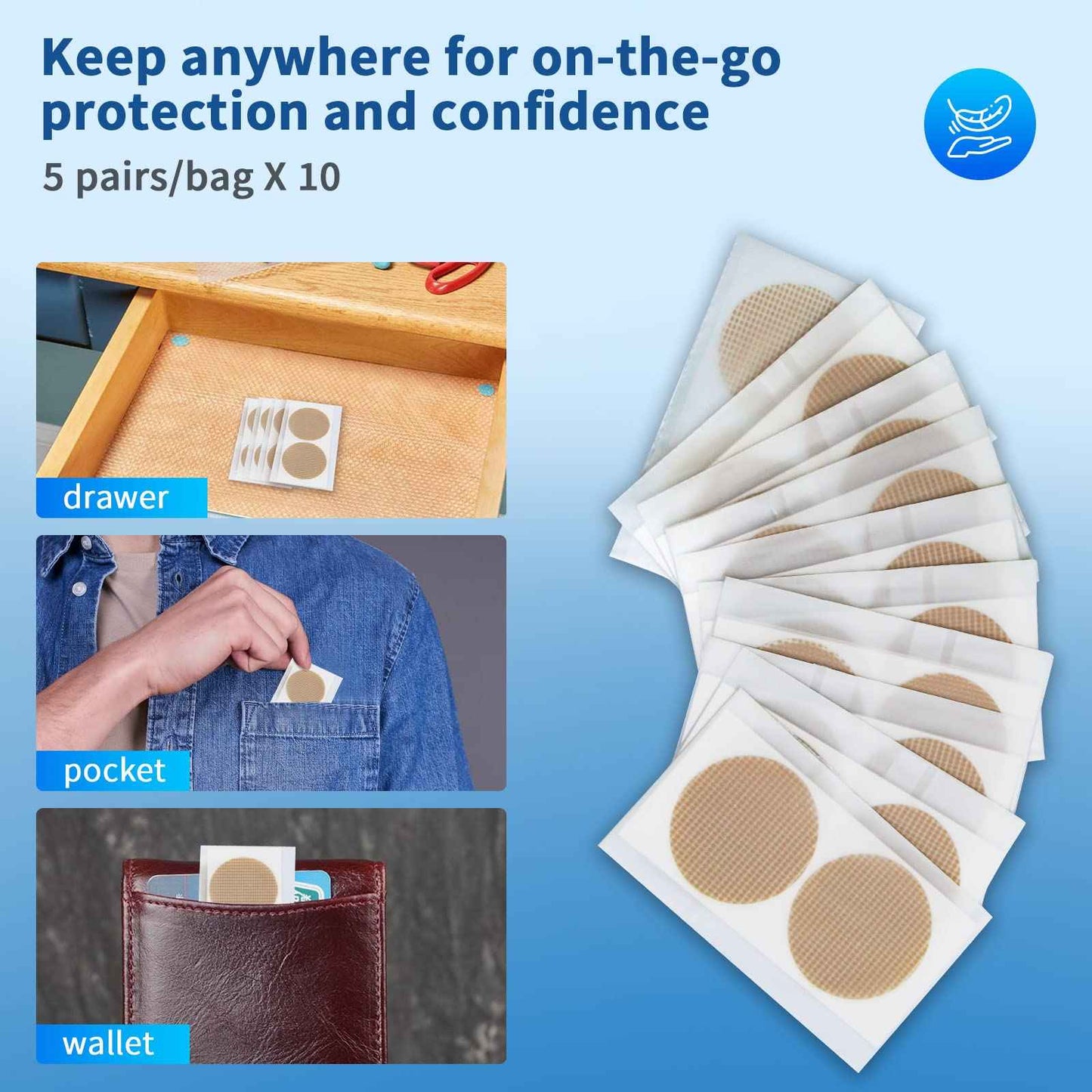 Dobbie Care Men Nipple Cover (CLEAR)