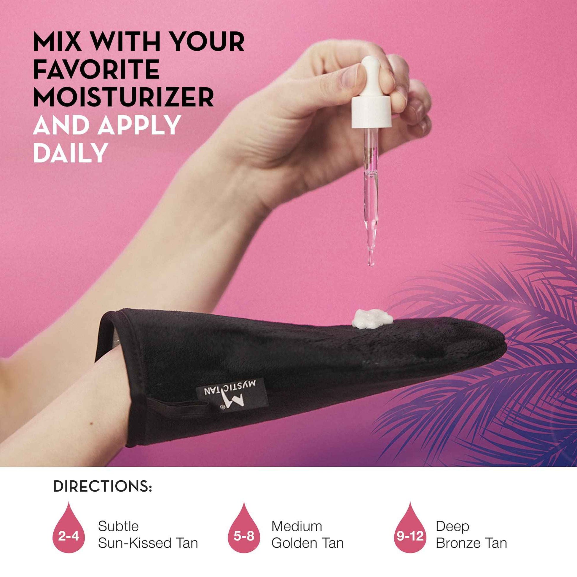 Mystic Tan Wake-Up & Glow Daily Glow Control Self Tan Drops, 1.0 fl. oz