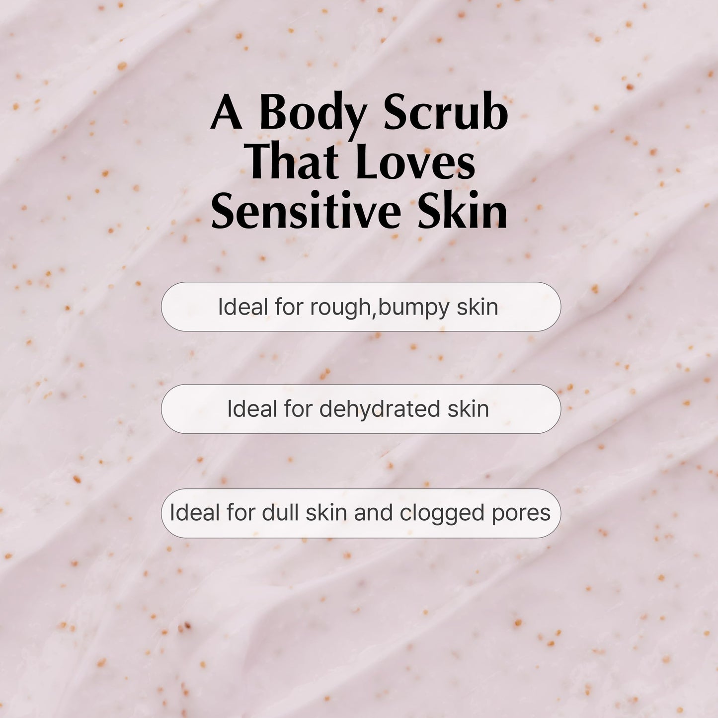 Monday Surf K Body Scrub Cream with Glycolic Acid – Moisturizing Vanilla floral Scent Exfoliating Scrub for Shaving Prep & Bumpy Skin – Vegan, Microplastic-Free, 9.5 oz