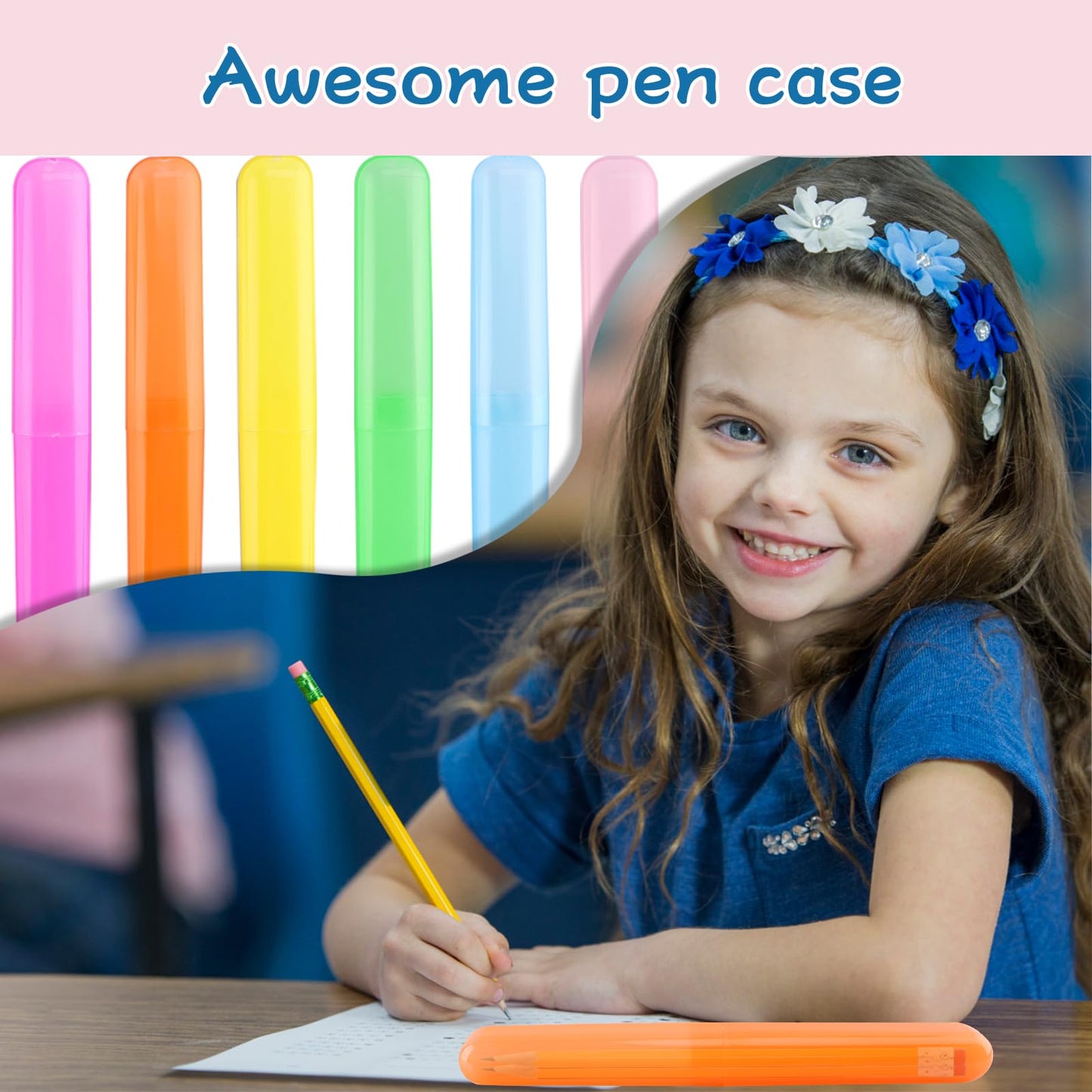 NICEMOVIC 120Pcs Travel Toothbrush Case Holder, Portable Dust Proof Breathable, Classroom Pencil Case Holder, Bulk Toothbrush Holder for Bathroom Indoor Outdoor Travel Trip Camping Back to School