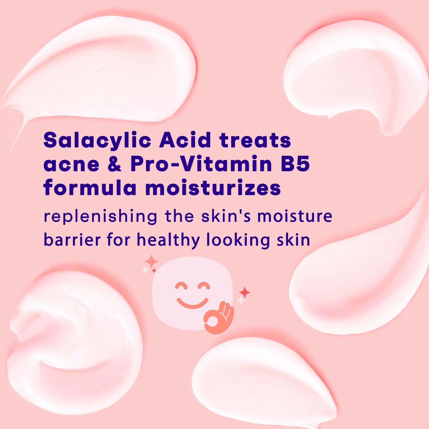 Clean & Clear Essentials Dual Action Oil-Free Facial Moisturizer, Salicylic Acid Acne Treatment with Pro-Vitamin B5 Moisturizes While Treating Acne & Helping to Prevent Pimples, 4 fl. oz, 3 Pack