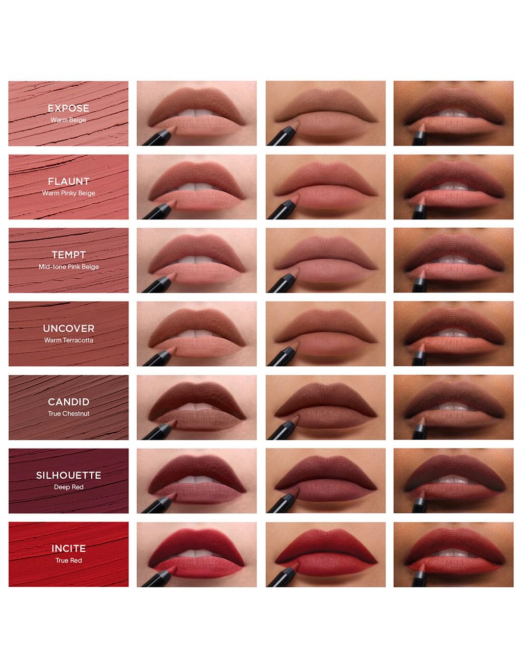 HOURGLASS Shape and Sculpt Lip Liner-Flaunt